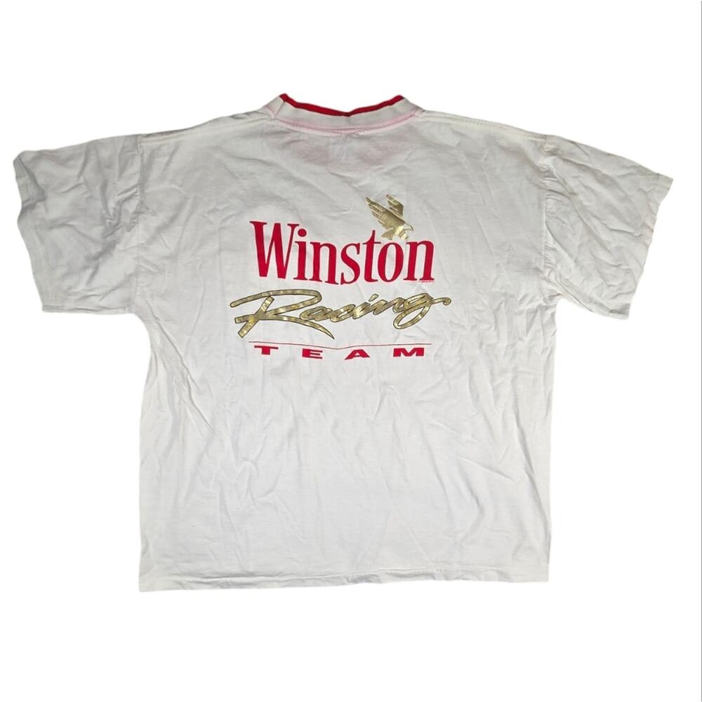 Vintage Team Winston Racing 90s Single Stitch T-shirt Men's sz XL made in USA